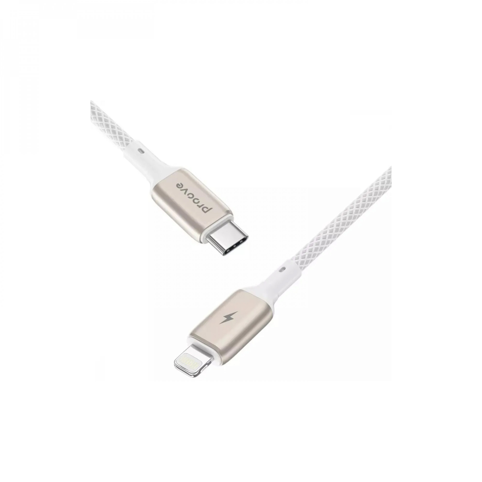 Кабель Proove Dense Metal Type-C to Lightning 27W White (1m)